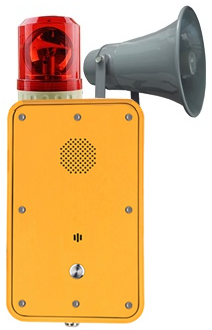Промышленный телефон J&R JR104-SC-SIP (горн и маячок)